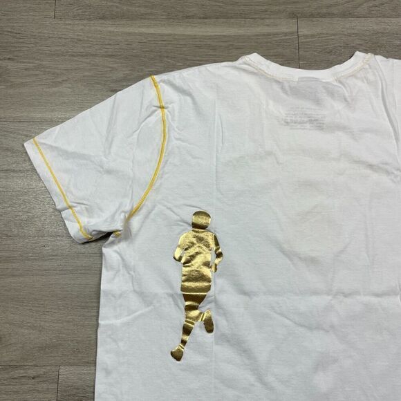 Nike Shirt Mens 2XL White Oregon Athletics PRE Running Y2K - Picture 7 of 11